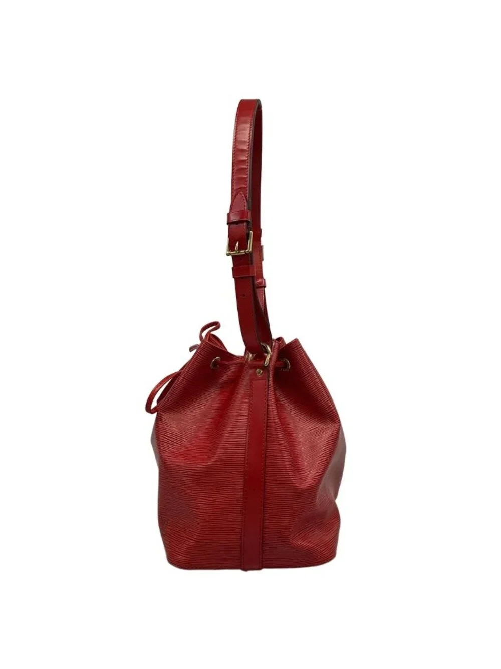Louis Vuitton Shoulder Bag Epi Petite Noe Castilian Red Leather